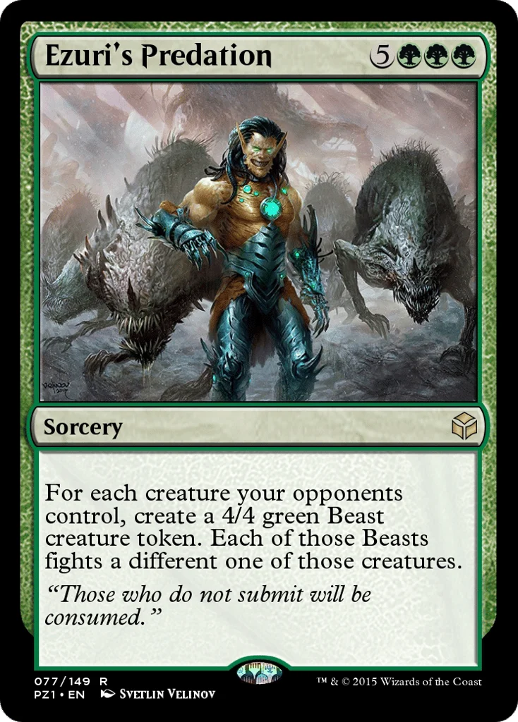 Ezuri's Predation · Legendary Cube Prize Pack
