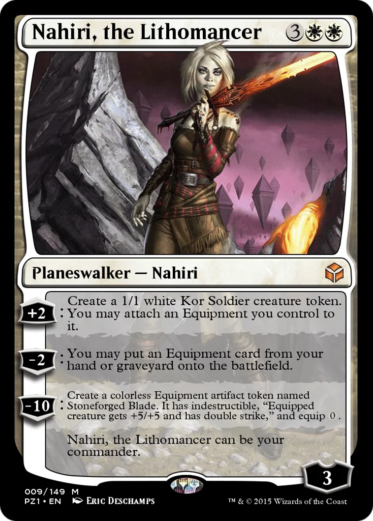 Nahiri, the Lithomancer · Legendary Cube Prize Pack