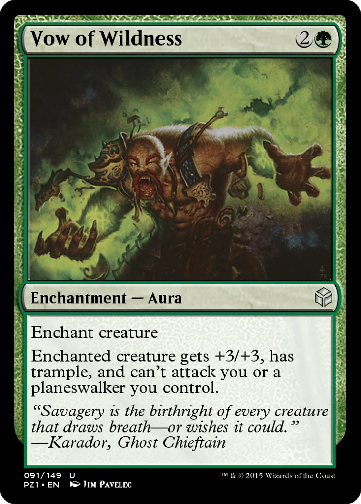 Vow of Wildness · Legendary Cube Prize Pack