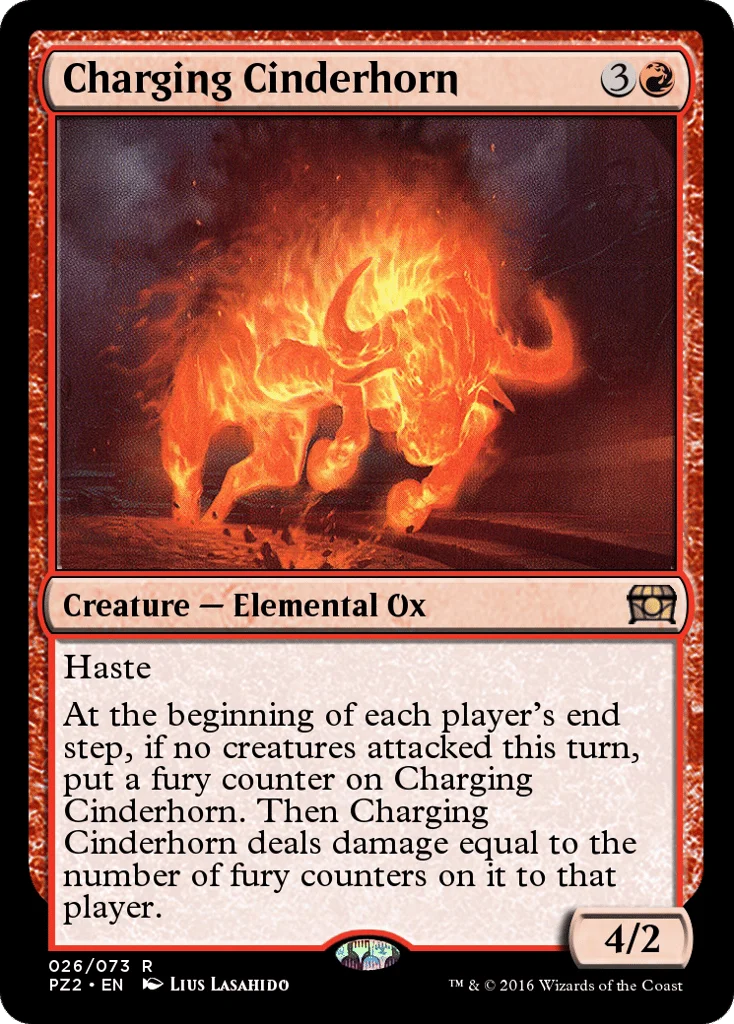 Charging Cinderhorn · Treasure Chest
