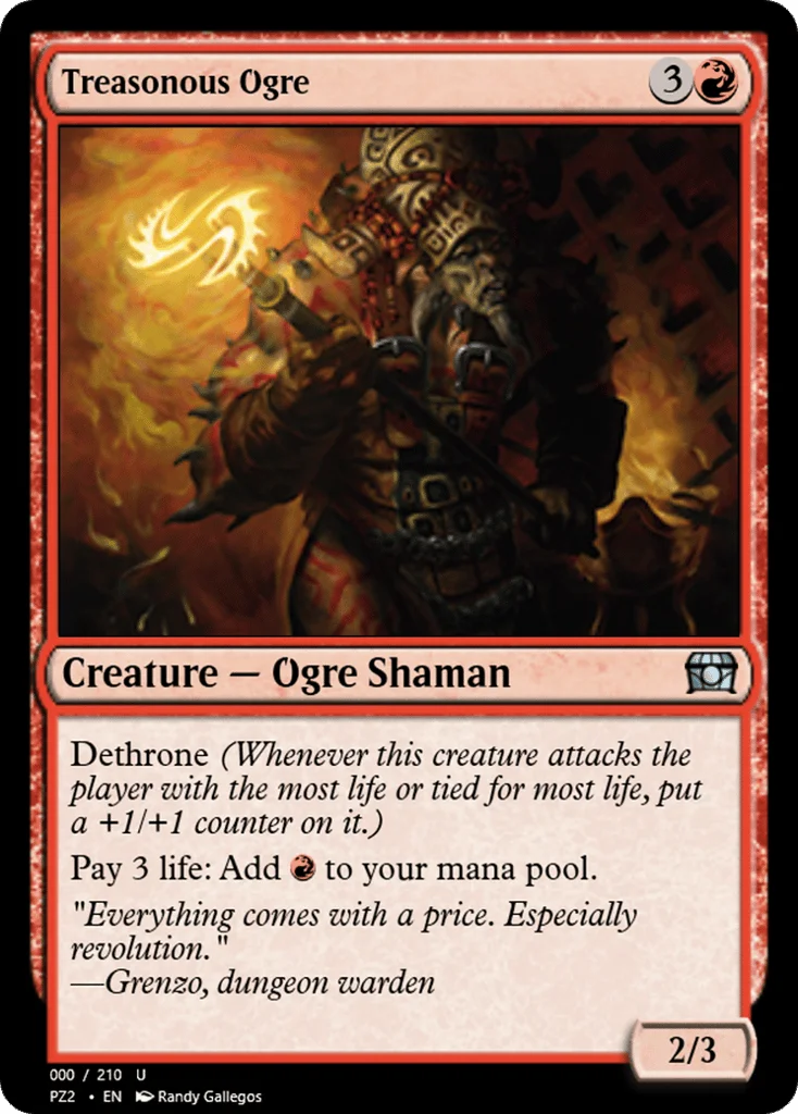 Treasonous Ogre · Treasure Chest