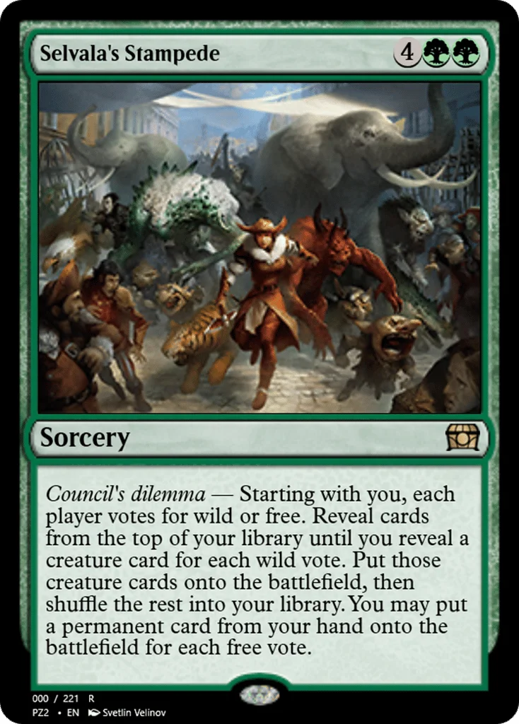 Selvala's Stampede · Treasure Chest