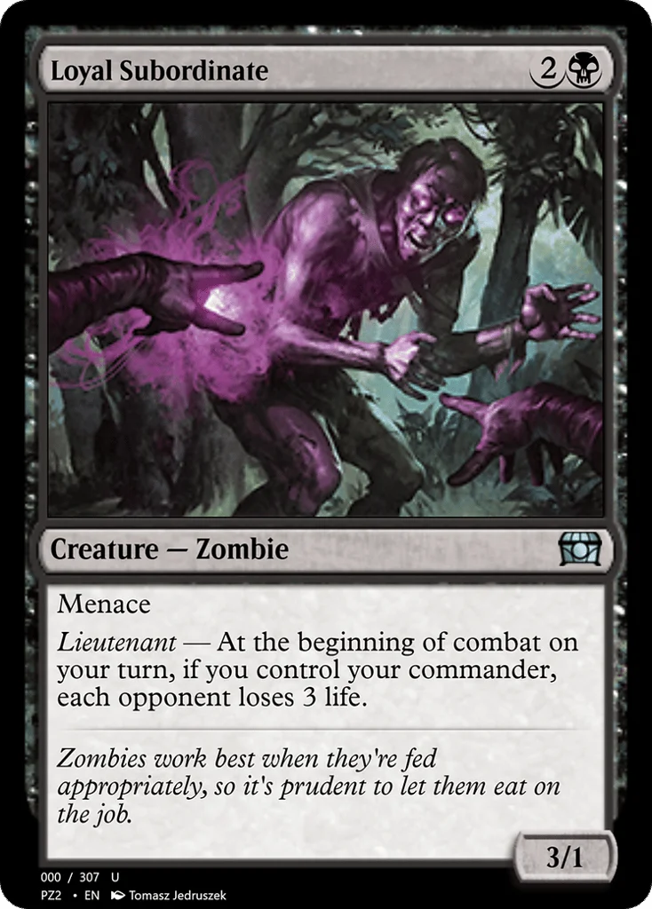 Loyal Subordinate · Treasure Chest