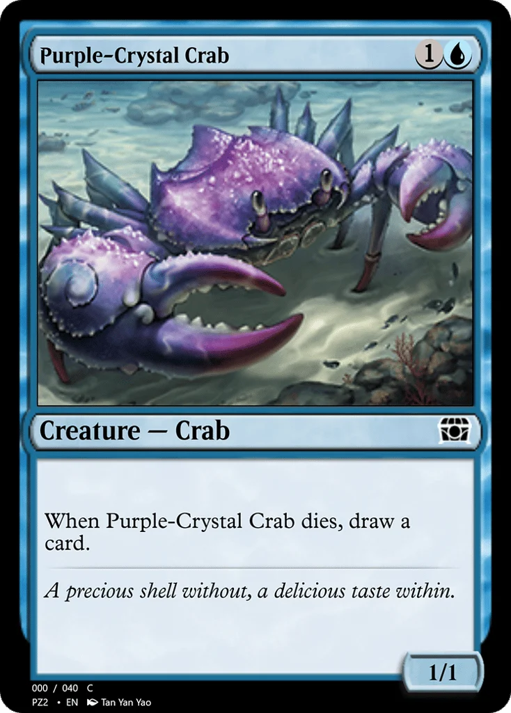 Purple-Crystal Crab · Treasure Chest