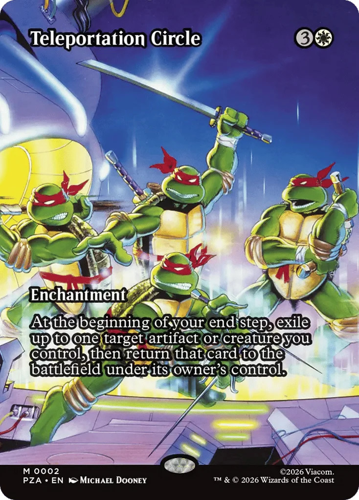 Teleportation Circle · Teenage Mutant Ninja Turtles Source Material
