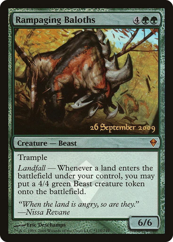 Rampaging Baloths · Zendikar Promos