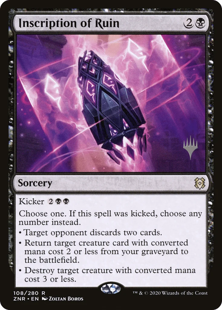 Inscription of Ruin · Zendikar Rising Promos
