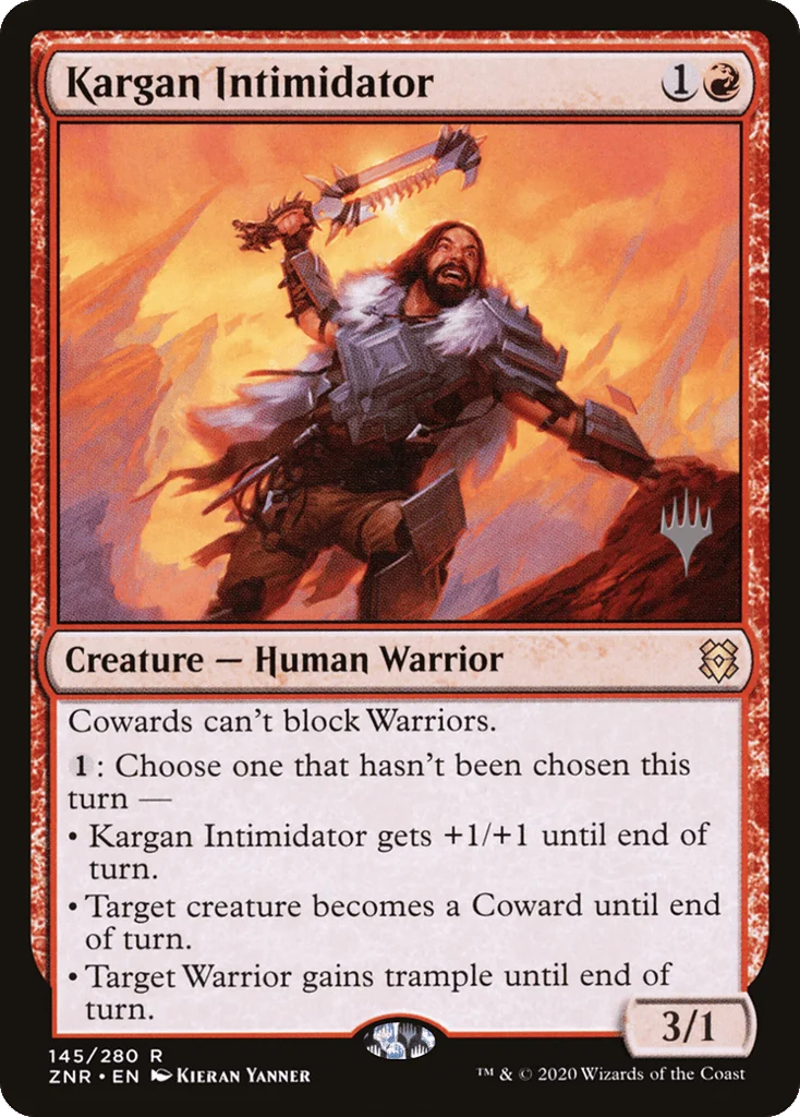 Kargan Intimidator · Zendikar Rising Promos
