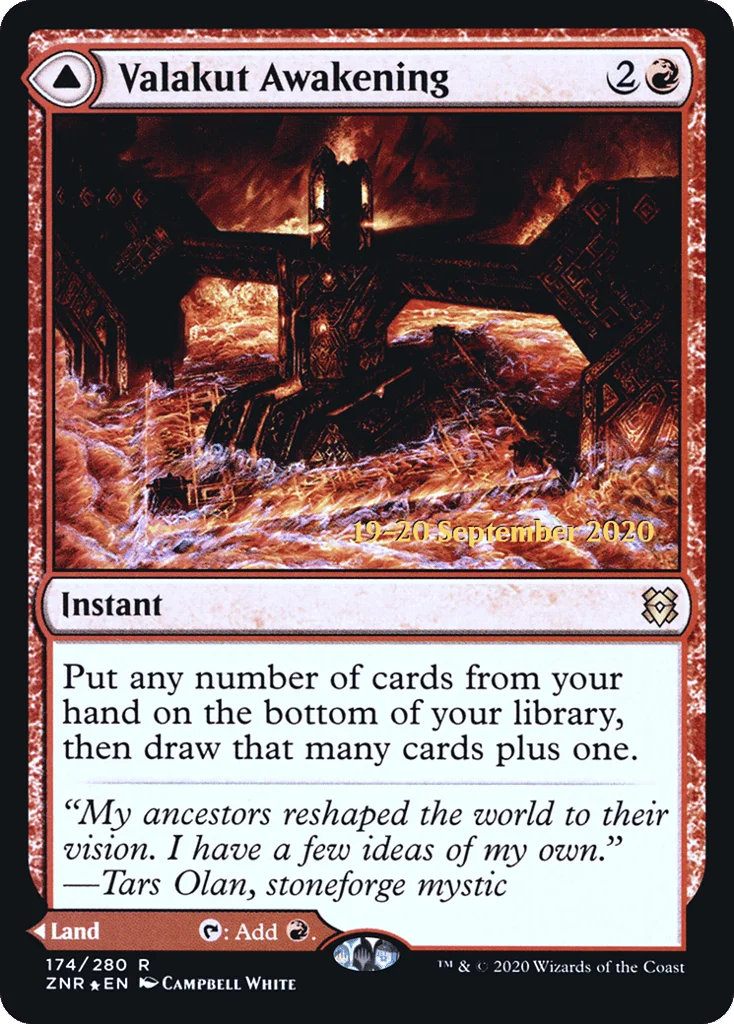Valakut Awakening // Valakut Stoneforge · Zendikar Rising Promos