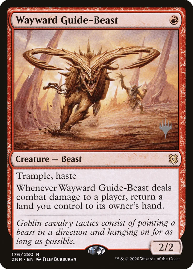 Wayward Guide-Beast · Zendikar Rising Promos