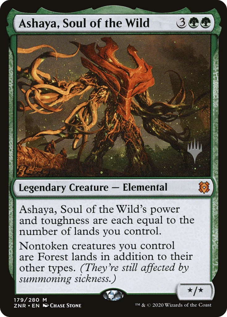 Ashaya, Soul of the Wild · Zendikar Rising Promos