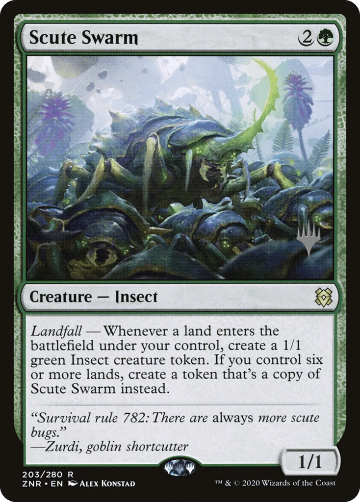 Scute Swarm · Zendikar Rising Promos