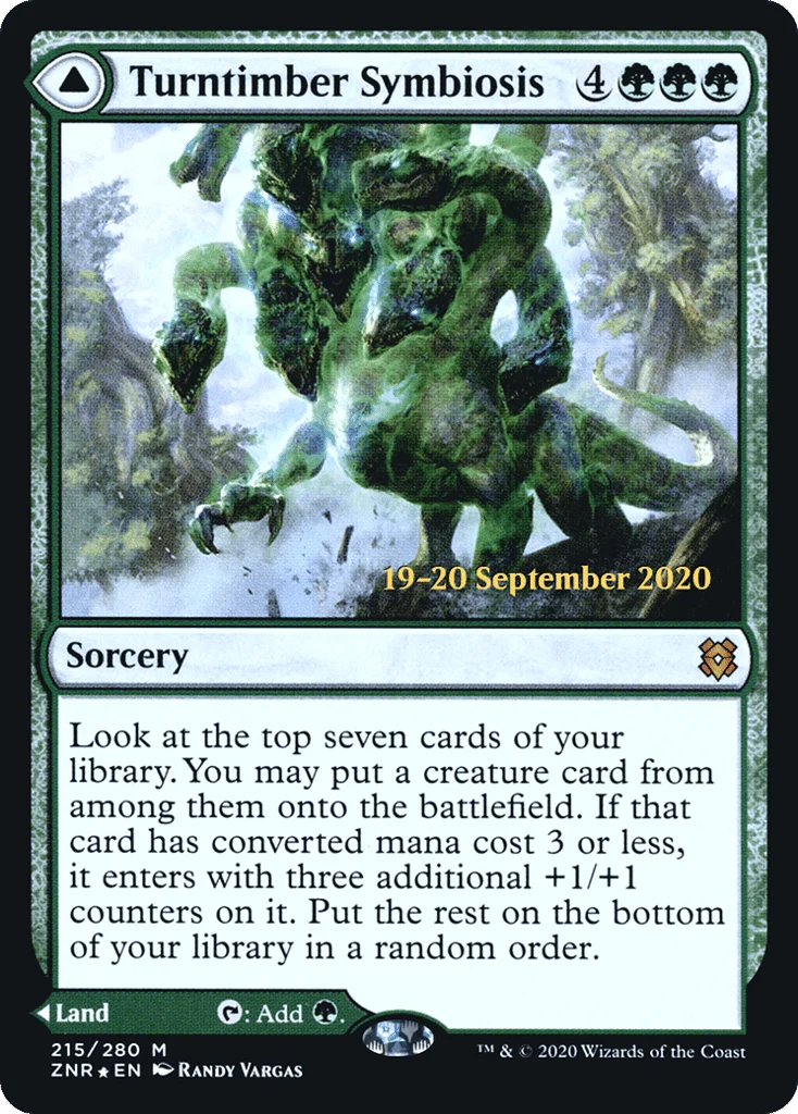 Turntimber Symbiosis // Turntimber, Serpentine Wood · Zendikar Rising Promos