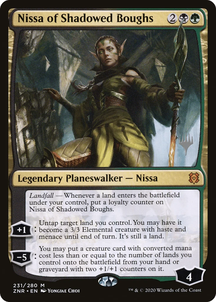 Nissa of Shadowed Boughs · Zendikar Rising Promos