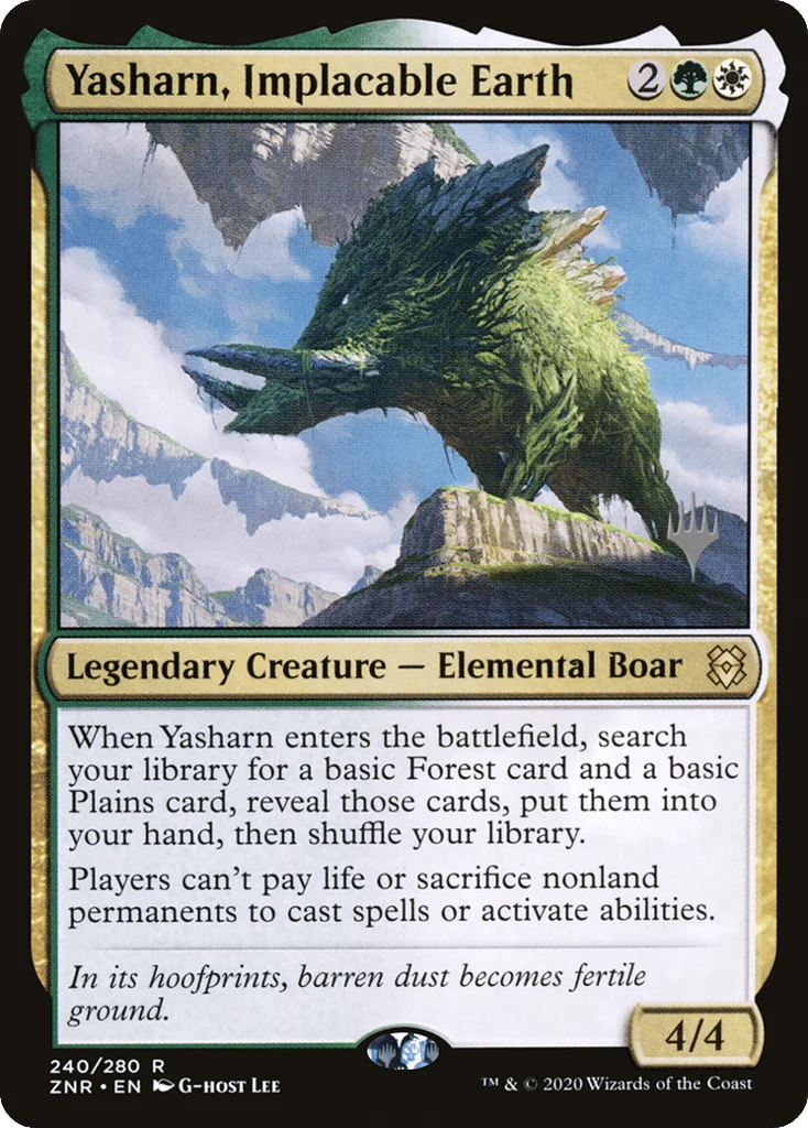 Yasharn, Implacable Earth · Zendikar Rising Promos