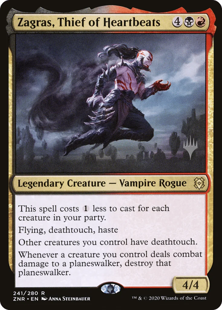 Zagras, Thief of Heartbeats · Zendikar Rising Promos