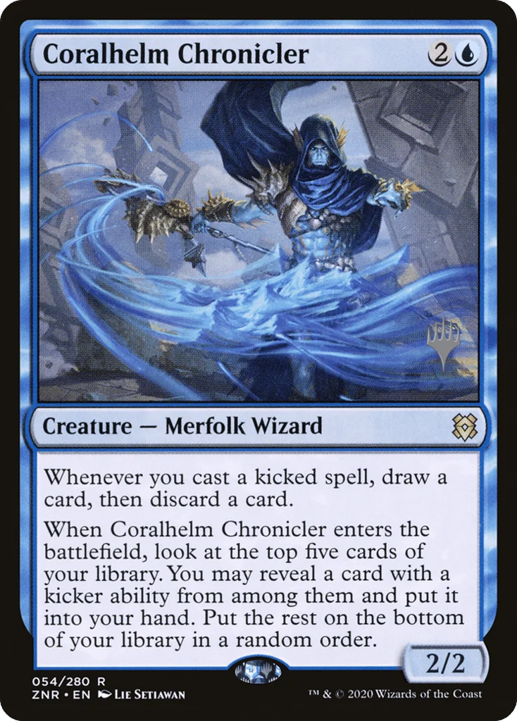 Coralhelm Chronicler · Zendikar Rising Promos