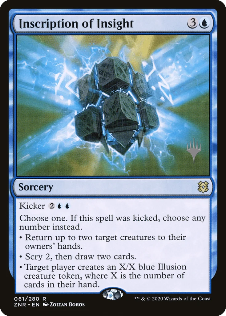 Inscription of Insight · Zendikar Rising Promos