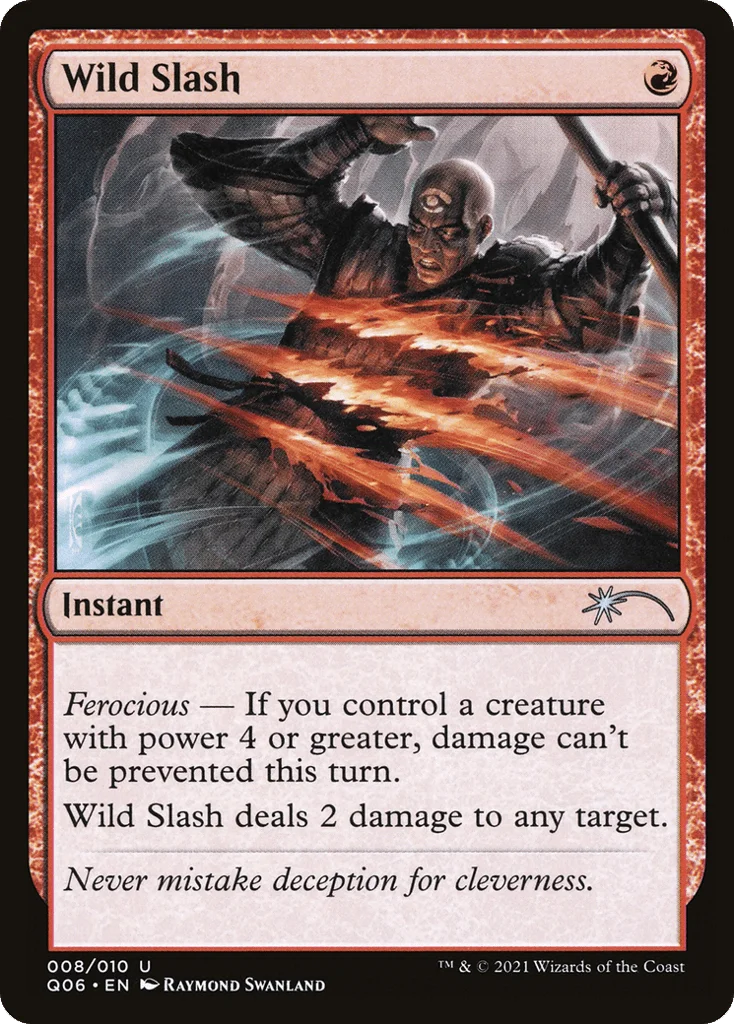 Wild Slash · Pioneer Challenger Decks 2021