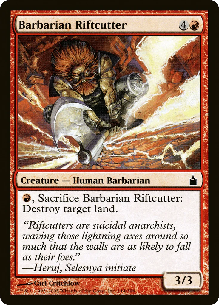 Barbarian Riftcutter · Ravnica: City of Guilds