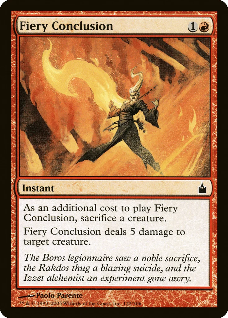 Fiery Conclusion · Ravnica: City of Guilds