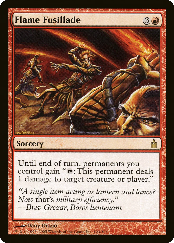 Flame Fusillade · Ravnica: City of Guilds