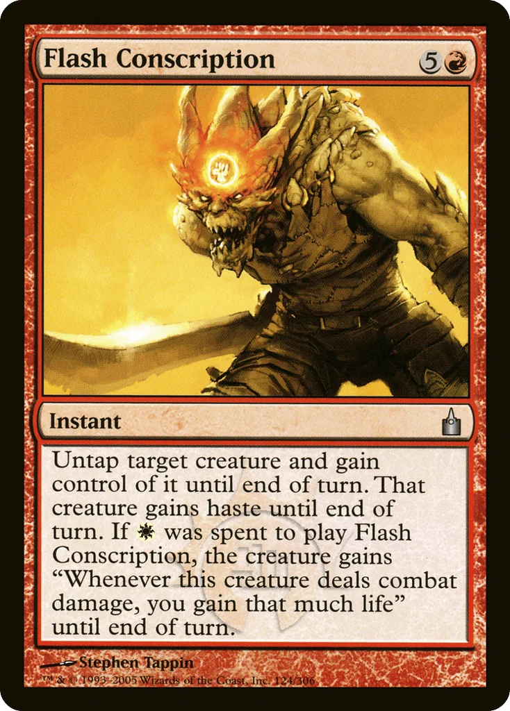 Flash Conscription · Ravnica: City of Guilds