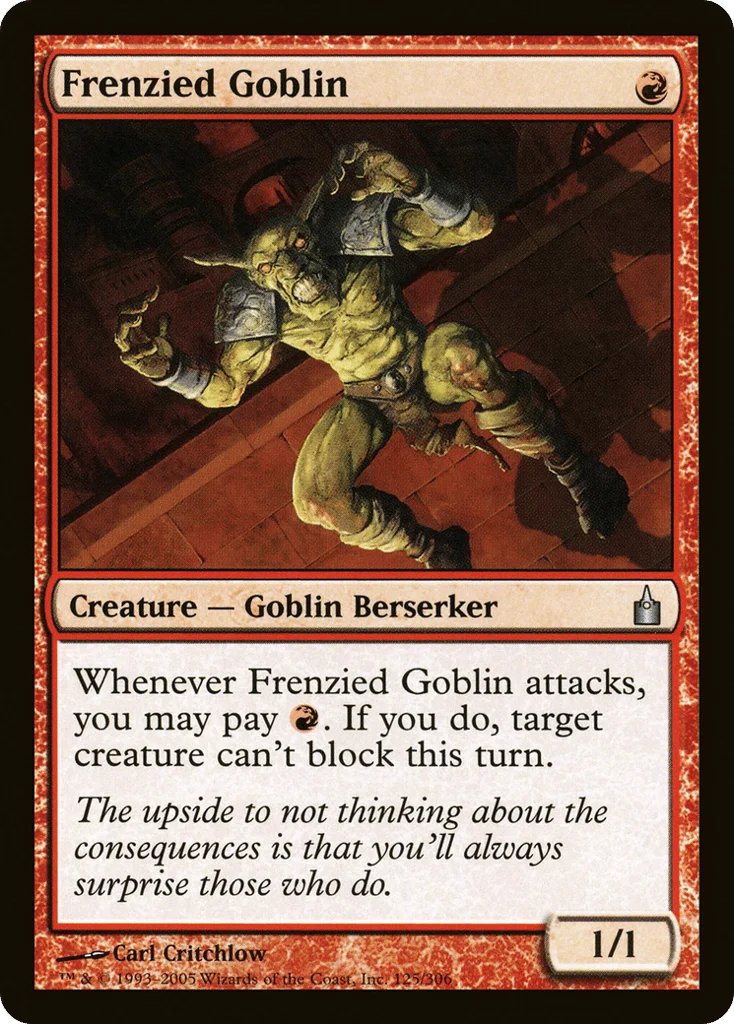 Frenzied Goblin · Ravnica: City of Guilds