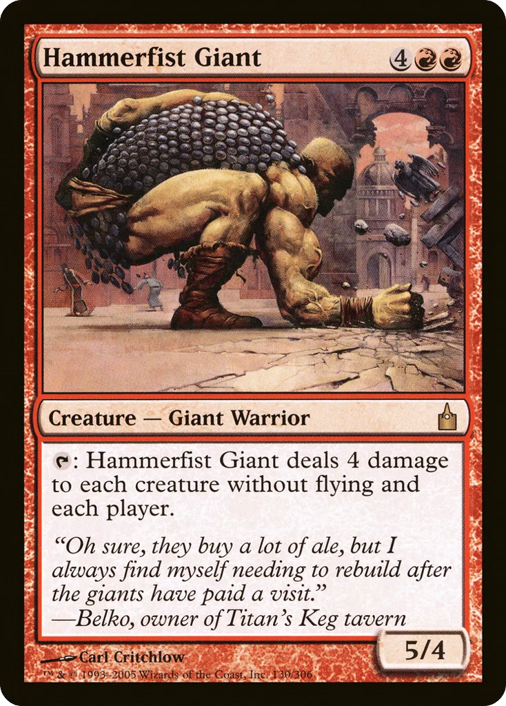 Hammerfist Giant · Ravnica: City of Guilds