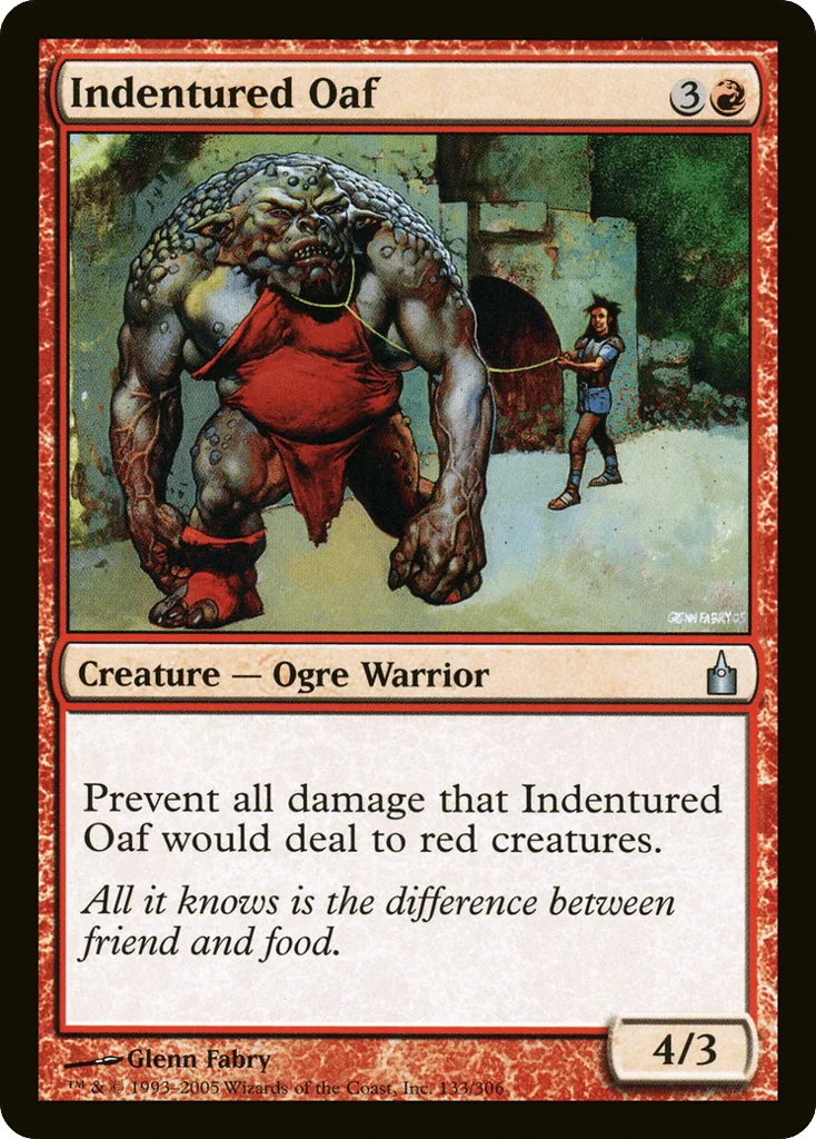Indentured Oaf · Ravnica: City of Guilds