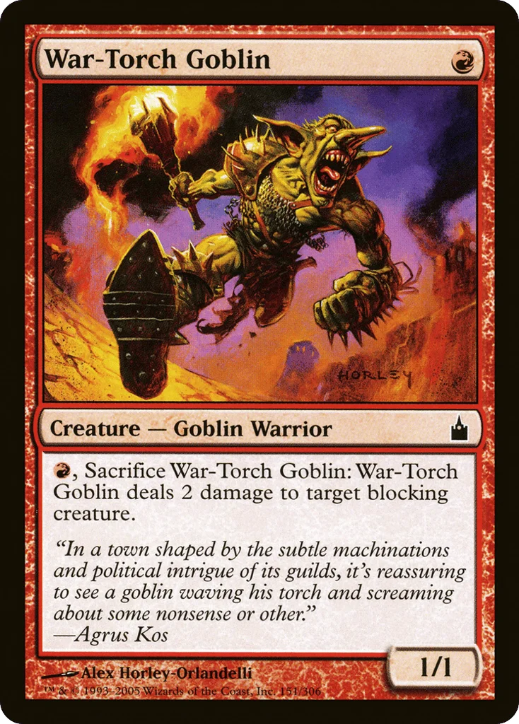 War-Torch Goblin · Ravnica: City of Guilds