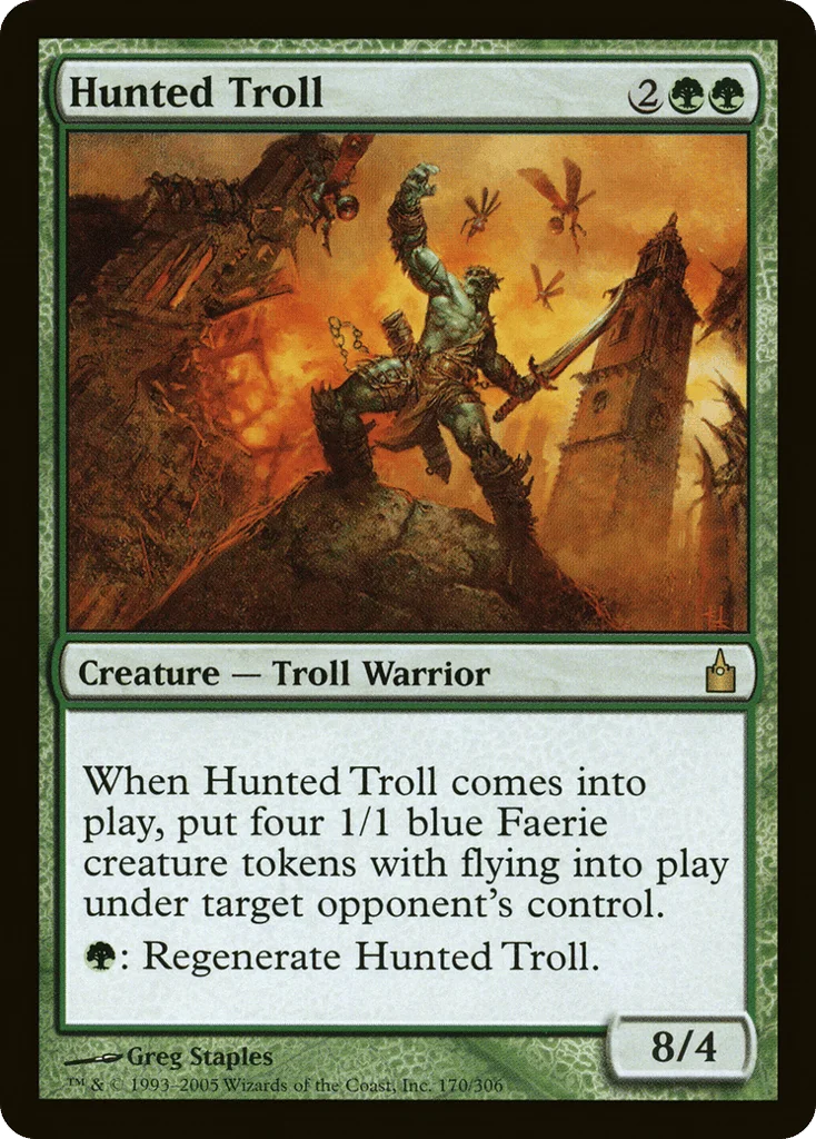 Hunted Troll · Ravnica: City of Guilds