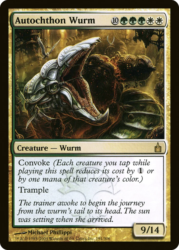 Autochthon Wurm · Ravnica: City of Guilds