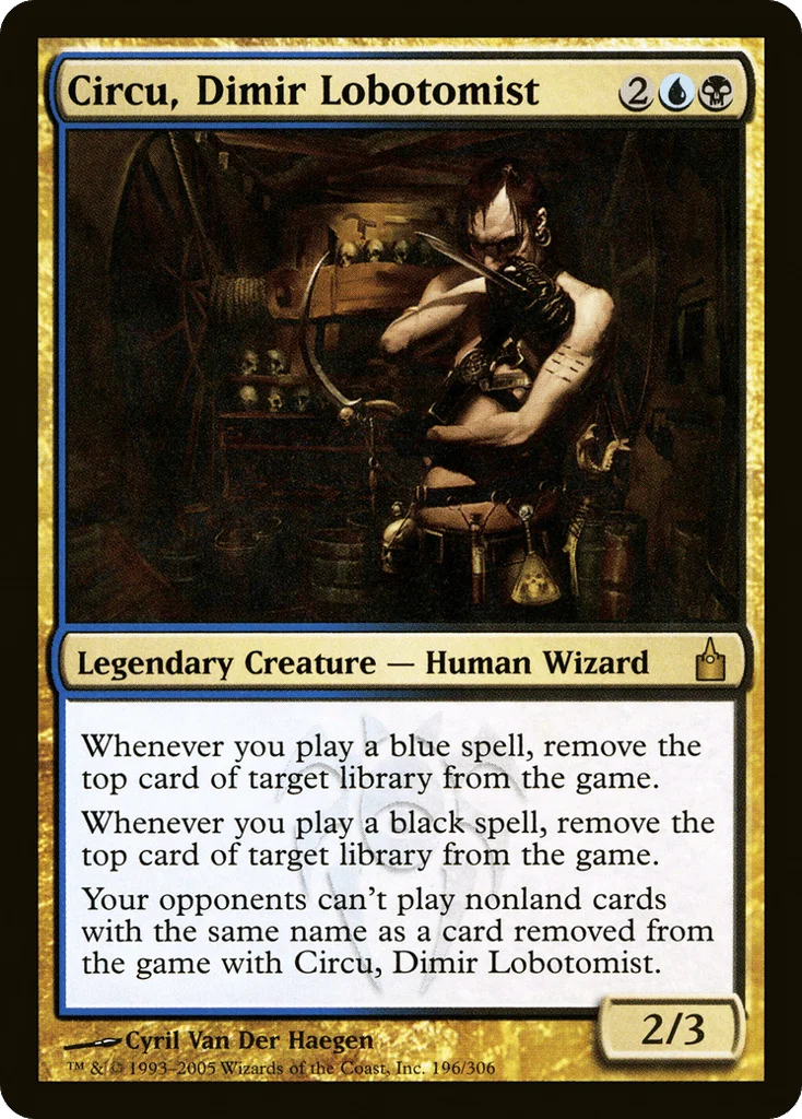 Circu, Dimir Lobotomist · Ravnica: City of Guilds