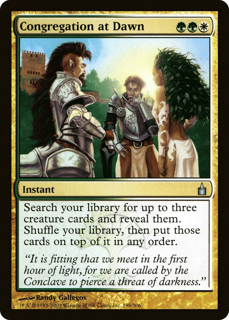 Congregation at Dawn · Ravnica: City of Guilds