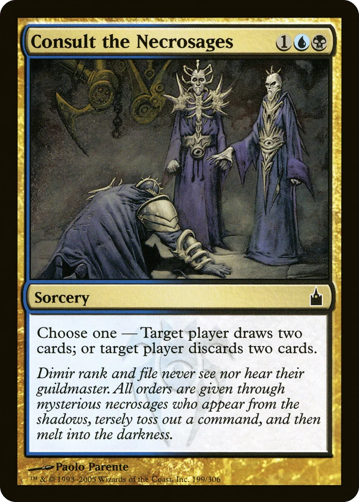Consult the Necrosages · Ravnica: City of Guilds