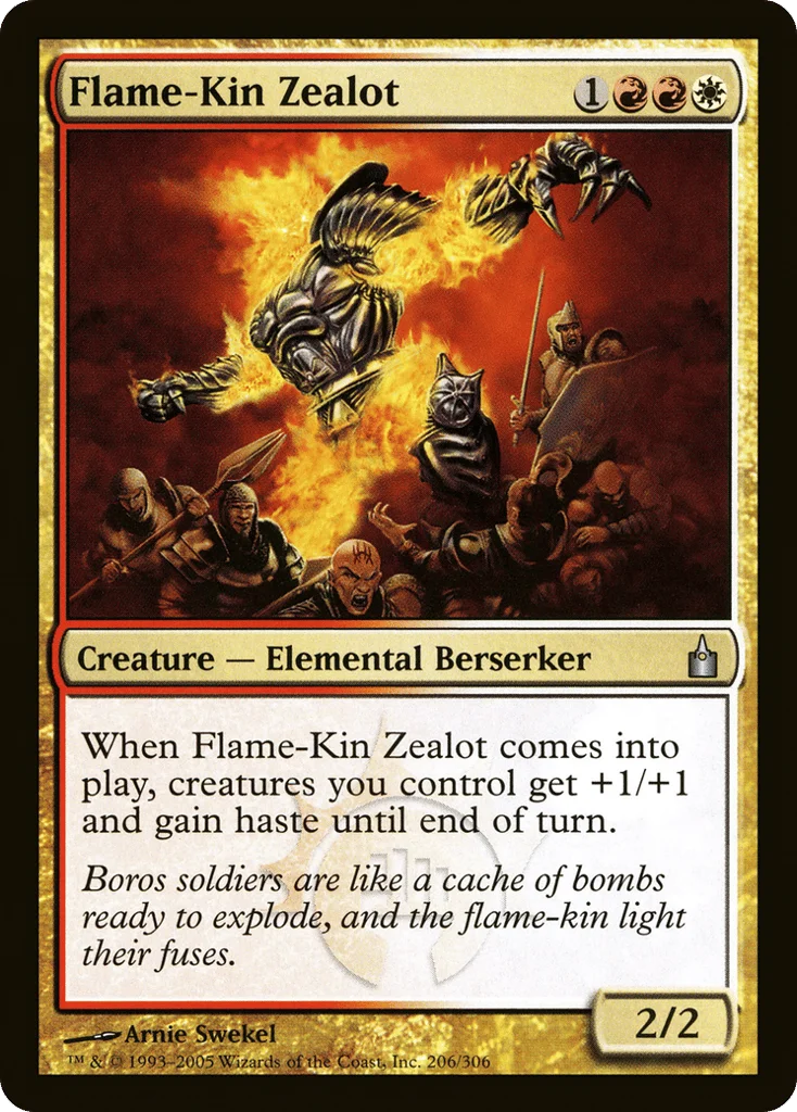 Flame-Kin Zealot · Ravnica: City of Guilds