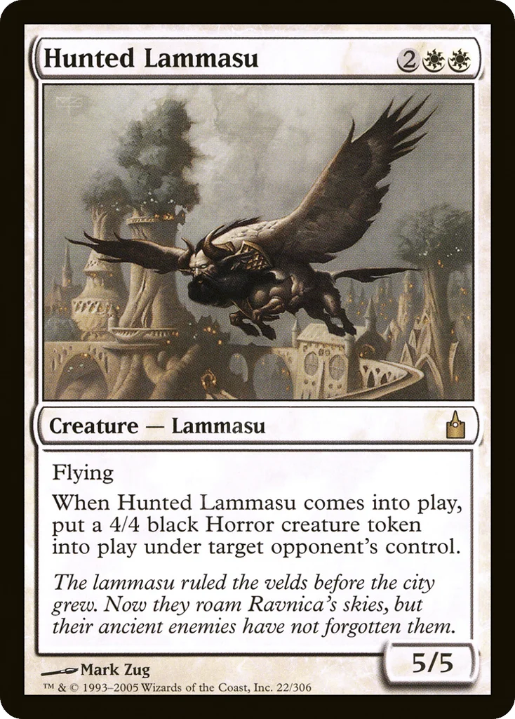Hunted Lammasu · Ravnica: City of Guilds