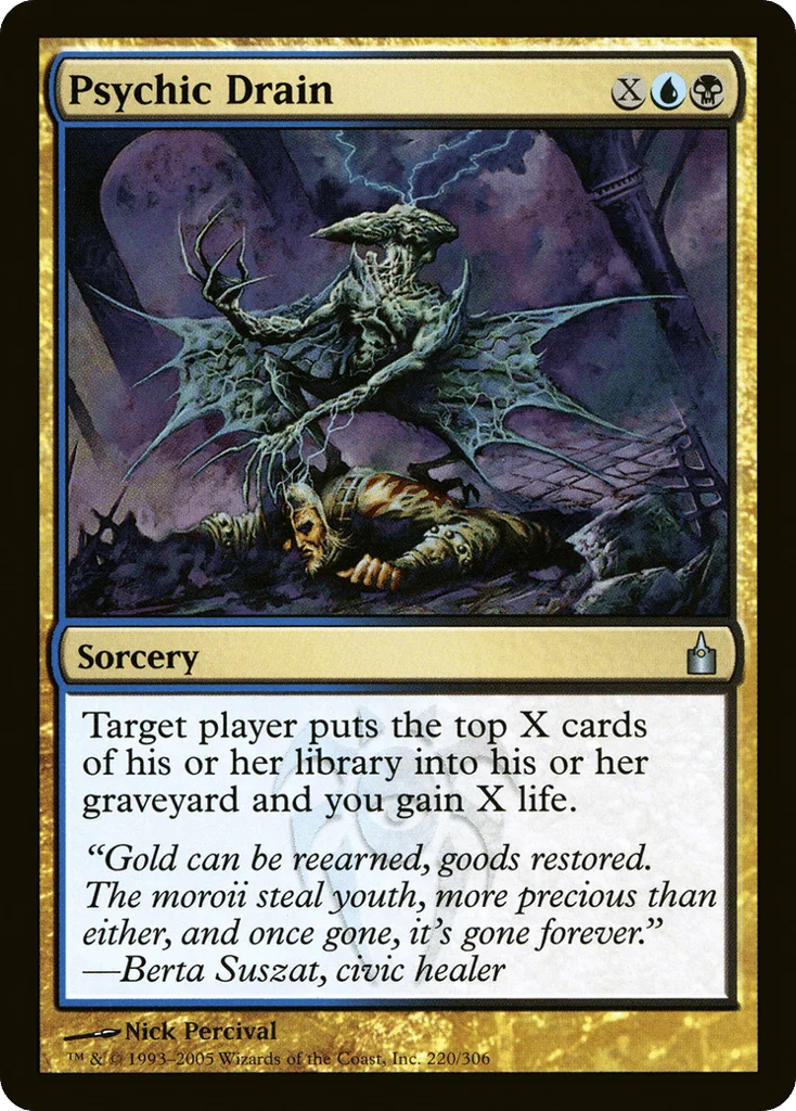 Psychic Drain · Ravnica: City of Guilds
