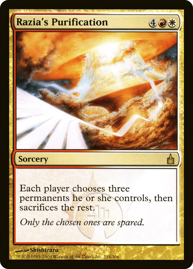 Razia's Purification · Ravnica: City of Guilds