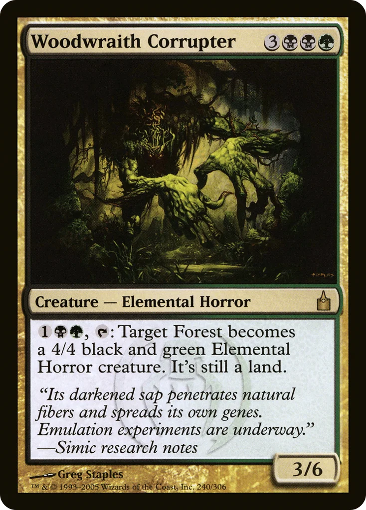 Woodwraith Corrupter · Ravnica: City of Guilds