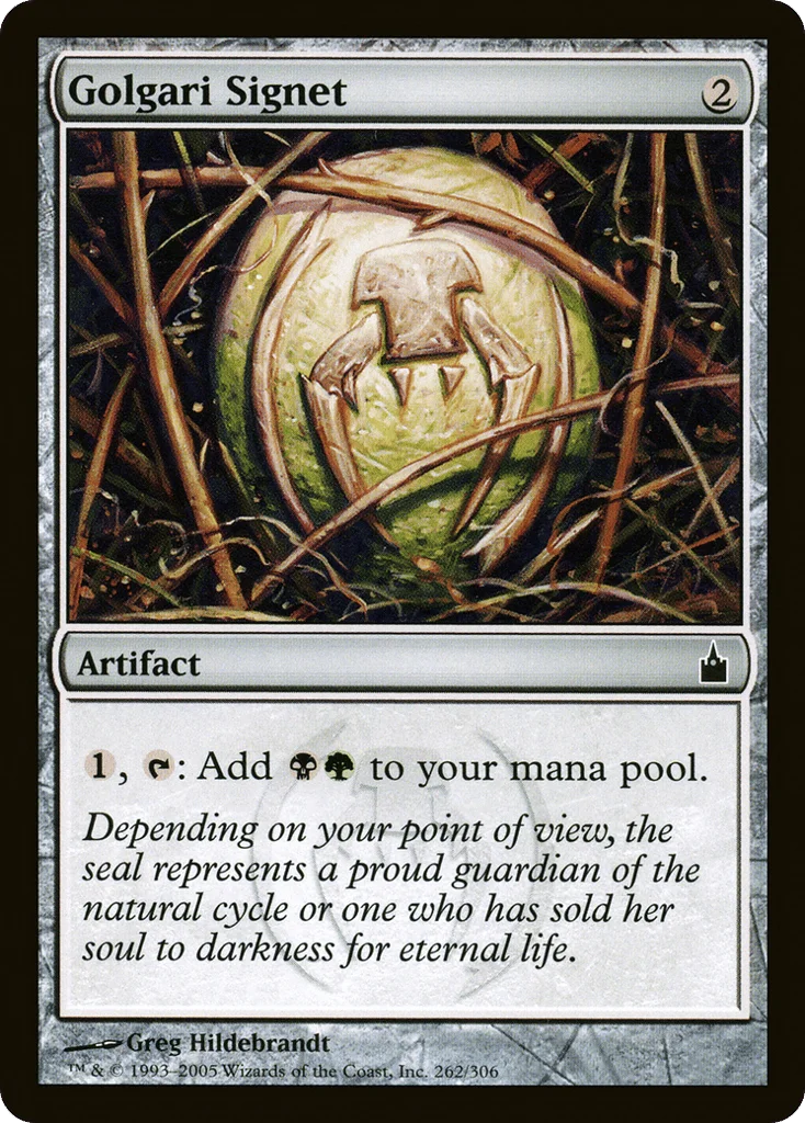 Golgari Signet · Ravnica: City of Guilds