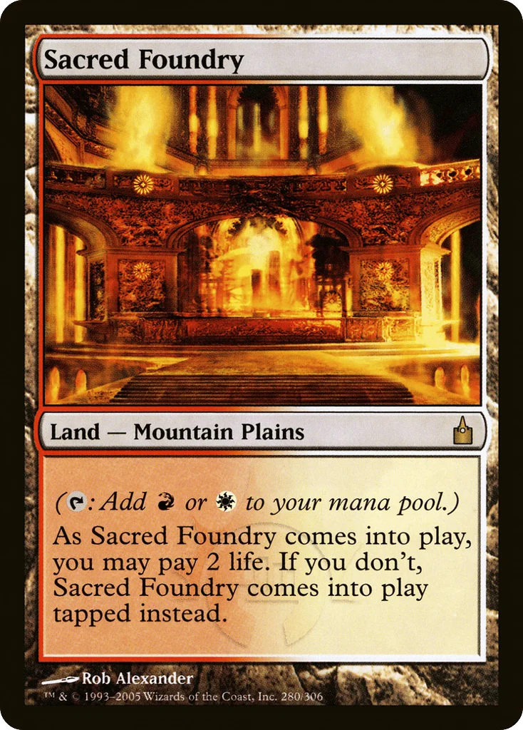 Sacred Foundry · Ravnica: City of Guilds