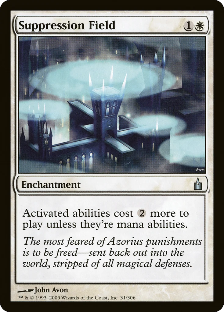 Suppression Field · Ravnica: City of Guilds