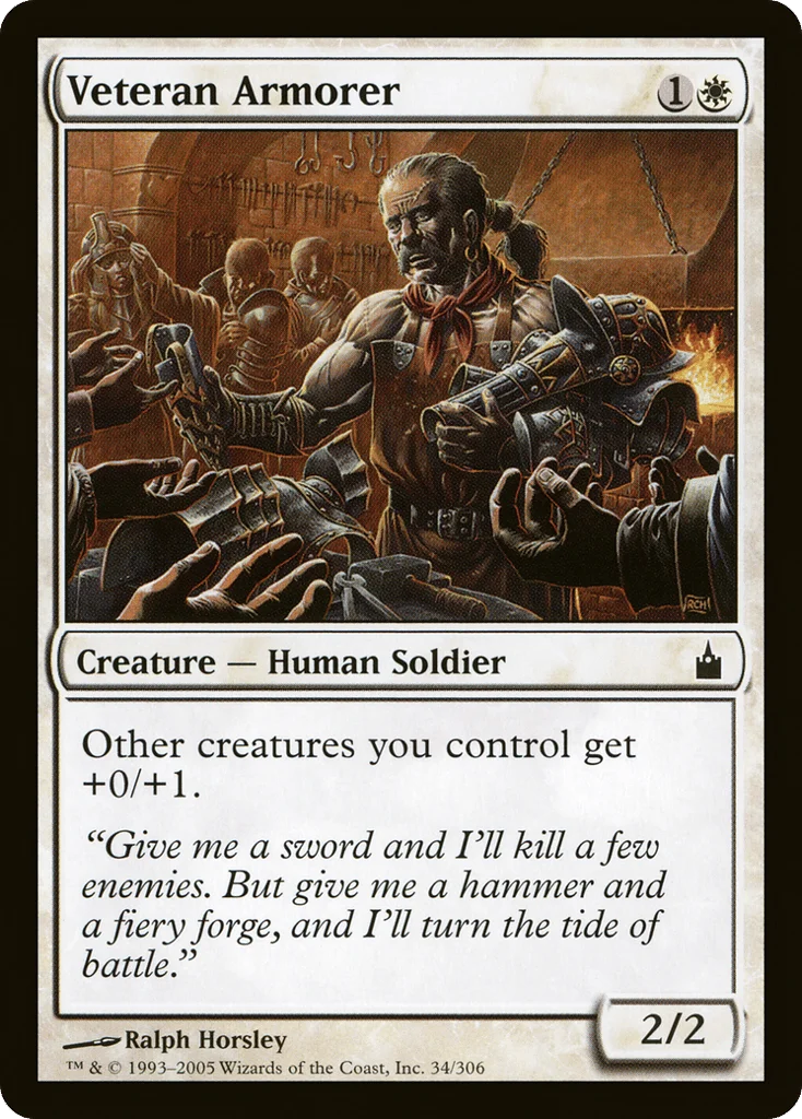 Veteran Armorer · Ravnica: City of Guilds