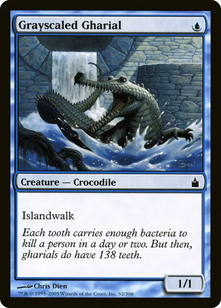Grayscaled Gharial · Ravnica: City of Guilds