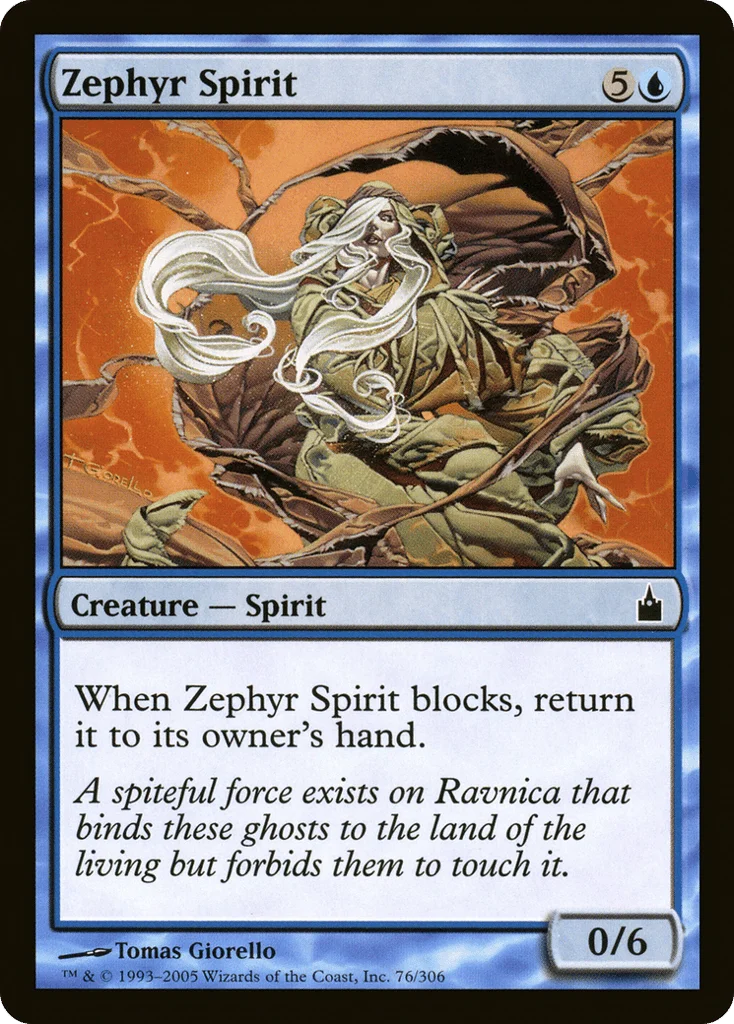 Zephyr Spirit · Ravnica: City of Guilds
