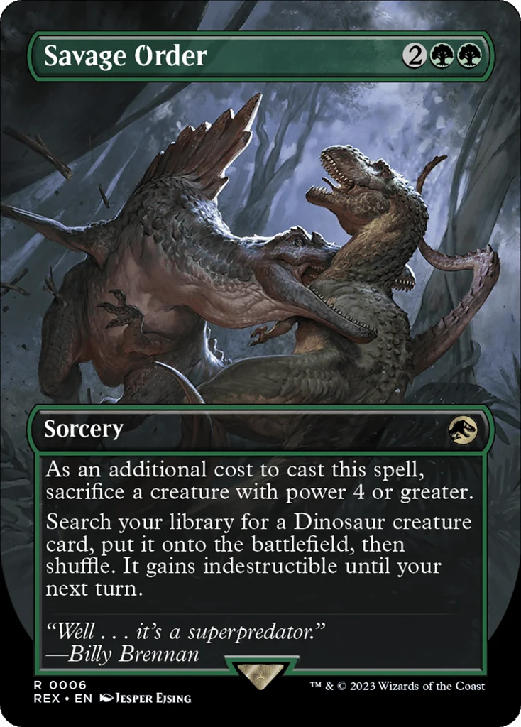 Savage Order · Jurassic World Collection