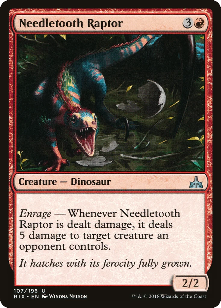Needletooth Raptor · Rivals of Ixalan
