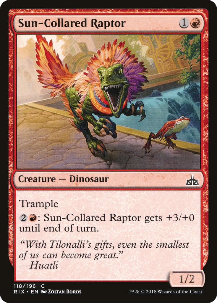 Sun-Collared Raptor · Rivals of Ixalan
